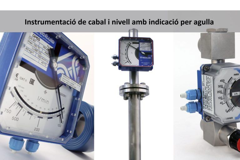 Instrumentació-cabal-i-nivell-amb-indicació-per-agulla-Tecfluid
