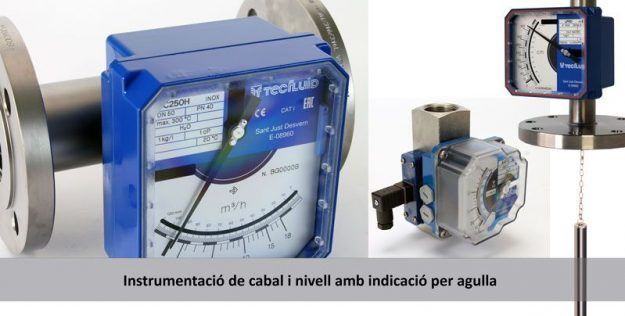 Instrumentació-cabal-i-nivell-amb-indicació-per-agulla-Tecfluid